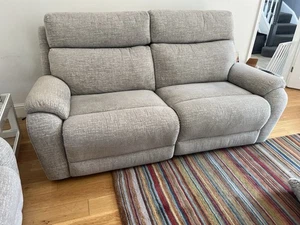3 Seater Fully Electric Reclining Sofas. Excellent Used Condition - Picture 1 of 3