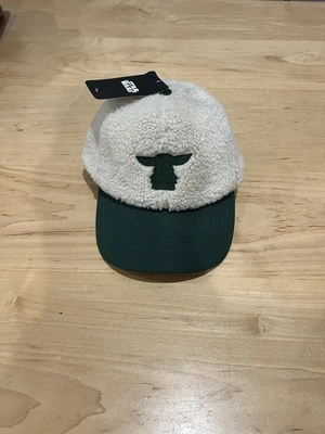 Шляпа флисовая Star Wars Baby Yoda кремовая и зеленая бейсболка - Изображение 1 из 4