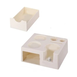 Compacts Coffee Bar Organizers With Drawer For Espresso Tamper Tool Station Base - Picture 1 of 8