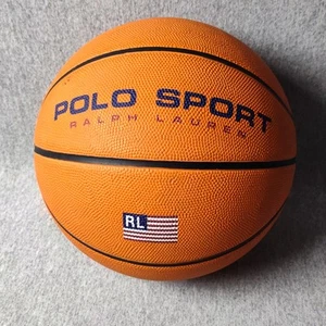 DE COLECCIÓN 1993 POLO DEPORTIVO RALPH LAUREN BALONCESTO HECHIZO BANDERA RAWLINGS BALL - Imagen 1 de 5