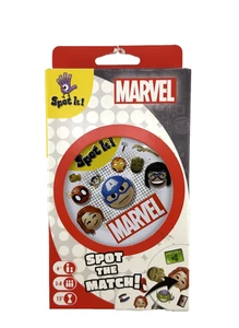 Marvel Spot It! Eco-Pack Fast-Paced Matching Family Card Game, 2-8 Players - New - Picture 1 of 7