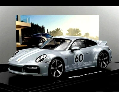 Porsche 911 Sport Classic (992) w/ Display Case - Dealer Edition - 1/18 Spark - Image 1 of 4