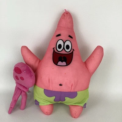 SpongeBob SquarePants Patrick Star 11" Plush Stuffed Animal Toy Jellyfish 2022 - Image 1 of 4