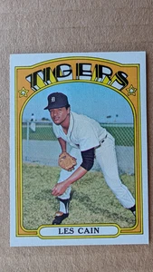 Tarjeta 1972 Topps Les Cain #783 Detroit Tigers - Imagen 1 de 2