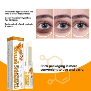 1x Turmeric Retinol Eye Cream Stick Balm Lot M3 Deal HOT NEW |U.S C0F7 - Picture 1 of 10