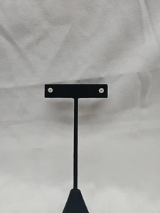 Aretes vintage de oro blanco de 14k con diamantes de 0,30 quilates  - Imagen 1 de 14