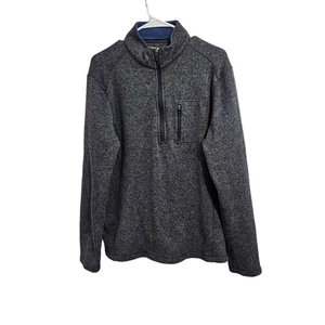 Woolrich Mens Gray Half-Zip Pullover Jacket. Size Large. - Picture 1 of 6
