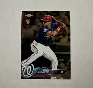 2018 Topps Chrome Update Juan Soto RC HMT55 Mets - Bild 1 von 2