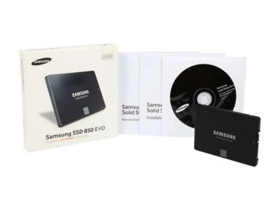 Samsung 850 EVO 250GB 2.5" MZ-75E250 MZ-75E250B/AM SSD solid state drive - Image 1 of 2