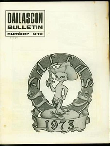 Dallascon Bulletin Fanzine 1969 #1 GEORGE BARR-ALEX TOTH VG - Picture 1 of 2