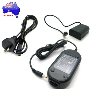 AC Adapter Power Supply For Panasonic Lumix DMW-DCC12 + DMW-BLF19 Dummy Battery - Picture 1 of 9