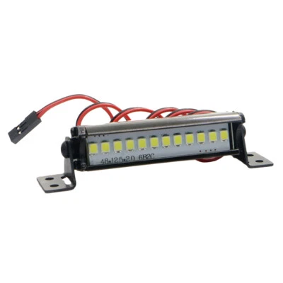 1/10Metall Crawler Chassis Lampe Led Lichtleiste für SCX10 TRX4 D90 90048 RC Car - Bild 1 von 4