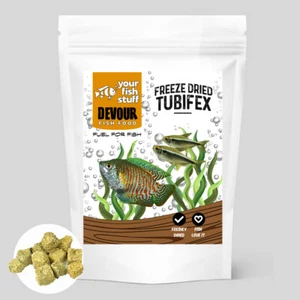 Tubifex Worms Freeze Dried Bulk Aquarium Tropical Fish Food by YFS - Picture 1 of 2