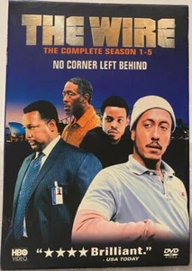 The Wire No Corner Left Behind Season 1-5 (DVD, 24 Disk Set, 2007) - Picture 1 of 2
