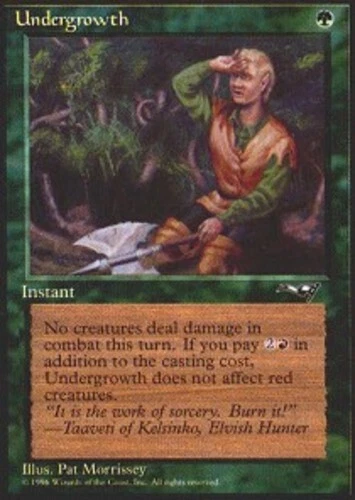 4x Undergrowth (Holding Axe) ~ Lightly Played Alliances MTG Magic x4 4 UltimateM - Image 1 of 1