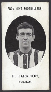 TADDY - PROMINENT FOOTBALLERS (WITH FOOTNOTE) - F HARRISON, FULHAM - Picture 1 of 2