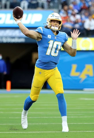 Justin Herbert Los Angeles Chargers 2022 NFL 13"x19" Poster Super Gloss Print 3C Cover