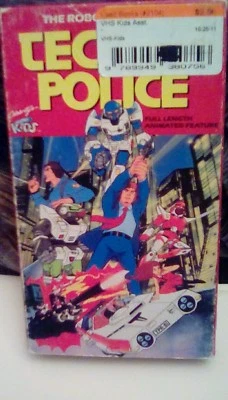 Techno Police (1982) VHS rare 80s cult sci-fi Toho anime movie robots year 2001 - Image 1 of 2