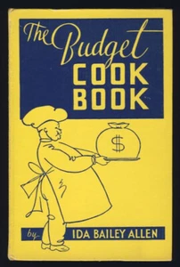 1935 Budget Cook Book Ida Bailey Allen American Food Thrift Grocery Shopping USA - Picture 1 of 1