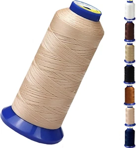 Bonded Nylon Thread for Sewing-Heavy Duty Nylon Thread for Leather, Jeans, Uphol - Picture 1 of 12