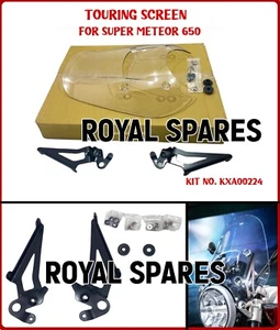 "TOURING SCREEN" Fir For Royal Enfield Super Meteor 650 - Express Shipping. - Picture 1 of 15