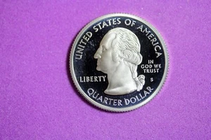 2004 - S PROOF "MICHIGAN" STATEHOOD Washington Quarter! #J22990 - Picture 1 of 2