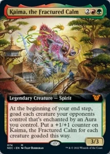 MTG - (Extended Art) KAIMA, THE FRACTURED CALM - Neon Dynasty Commander (M) - Picture 1 of 1
