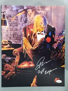 John Kassir Firmado The Cryptkeeper 11" x 14" Foto Terror Autógrafo Certificado de Autenticidad - Imagen 1 de 2
