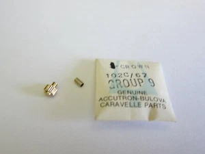 NOS GENUINE BULOVA ACCUTRON CROWN #102C-67 WATCH PART - Picture 1 of 8