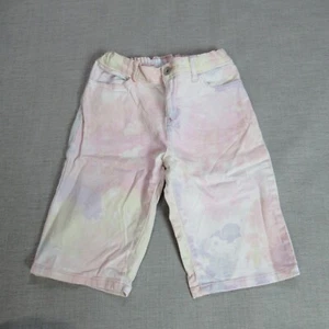 Childrens Place Shorts Girls Sz 12 Pastel Tie Dye Chino Adjustable Waist Hippie - Picture 1 of 11