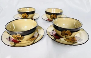 PFALTZGRAFF Poppies Cereal Bowls & Dessert Plates LOT OF 8 - Picture 1 of 5