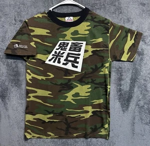Dirty American Devil J List Shirt Size Small Traditional Japanese Anime Camo - Picture 1 of 8