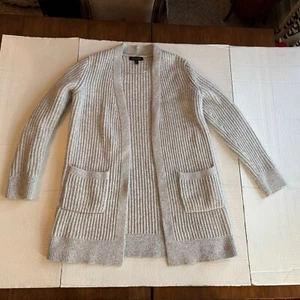 Damen XS Pullover Wolle Alpaka Strickjacke Banana Republic grau klassisch Luxus - Bild 1 von 14