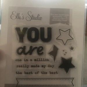 Elle's Studio Clear stamps, Wonderful you. You are! - Picture 1 of 2