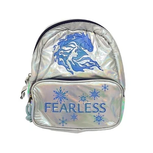 Disney Frozen 2 II Mini Zaino Argento Elsa e il Nokk con 2 Tasche con Cerniera - Foto 1 di 5