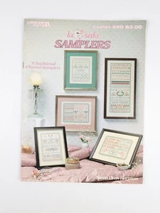 Keepsake Samplers Cross Stitch Pattern Booklet 280 Leisure Arts Susan Hartman - Picture 1 of 5