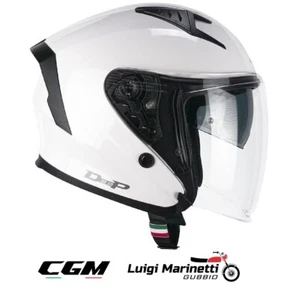 Casco jet d/jet CGM DEEP 127A Bianco Lucido white Doppia Visiera XXL 61 - Picture 1 of 1
