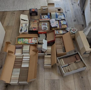 Baseball Card Collection Lot – 1000s Baseball Football Hockey 70s–90s+ - Picture 1 of 5