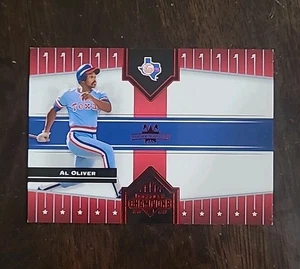 2005 Donruss Champions Al Oliver #178 Red Impressions SP /250 Texas Rangers - Picture 1 of 2