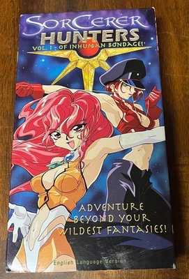 ADV Sorcerer Hunters  Vol. 1 Of Inhuman Bondage (VHS, 1998)  Anime English Sub  - Image 1 of 4
