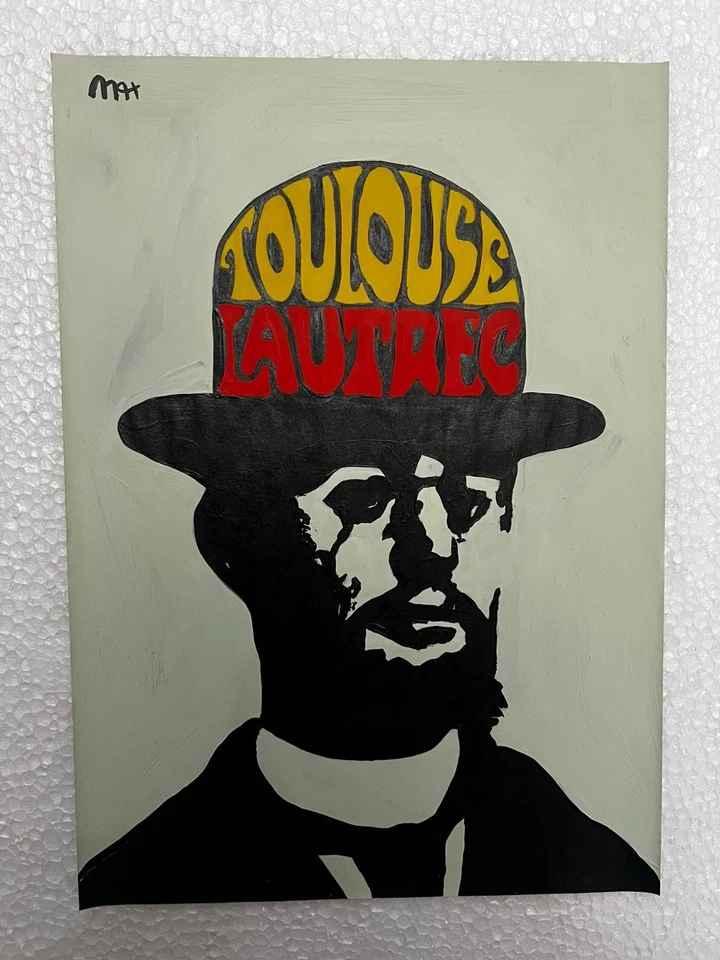 Peter Max - Increíble papel al óleo - Estilo Pop Art - Firmado - A1 Foto 1 de 2