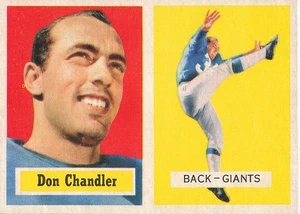 DON CHANDLER 1957 TOPPS FOOTBALL #23 - Picture 1 of 2