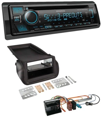 Kenwood Bluetooth USB CD MP3 DAB Autoradio für Citroen Nemo Peugeot Bipper ab 20 - Bild 1 von 4