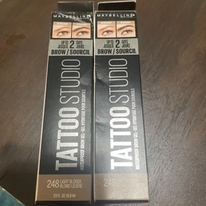 Maybelline Tattoo Studio Waterproof Brow Gel - LIGHT BLONDE 248 (Pack of 2) - Picture 1 of 1