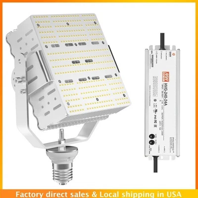 240W LED Shoebox Retrofit Kits Replace 800W HID/MH/HPS Parking Lot Lights AC480V - Image 1 of 4