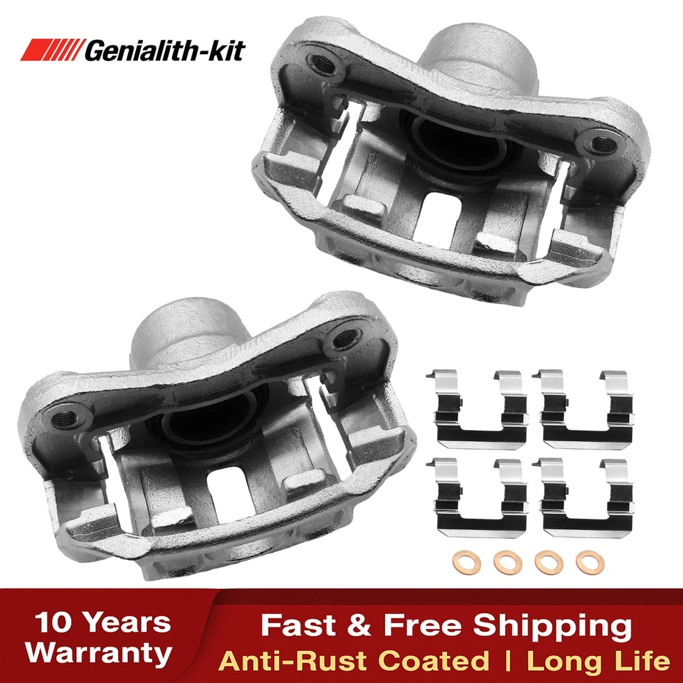 Front Disc Brake Calipers w/ Bracket for 2006 2007 2008 2009-2011 Kia Rio Rio5 - Изображение 1 из 4