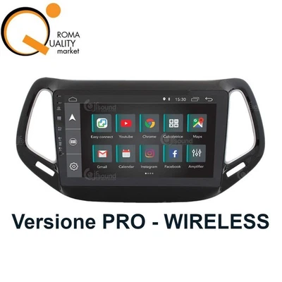 Jfsound JF-031JC-X7C PRO autoradio car tablet 10" fit JEEP COMPASS 16-20 Android - Immagine 1 di 4