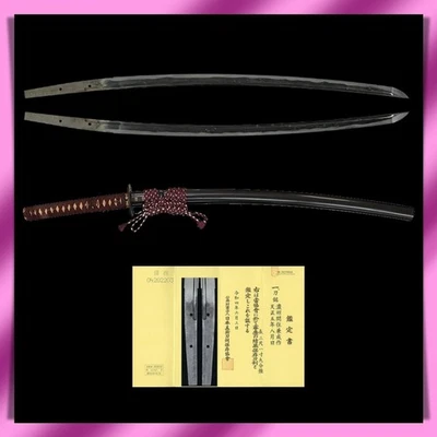 KATANA 刀 “Kaneshige” 兼茂 Espada Japonesa 66,5 cm Era Koshirae Muromachi NBTHK Foto 1 de 4