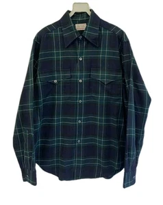 Vtg Abercrombie & Fitch Viyella Plaid Shirt Woven in Scotland Size M #C11 - Picture 1 of 6