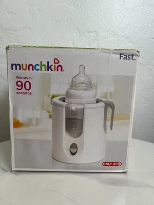 Calentador de botellas de alta velocidad Munchkin (90 segundos) - leche, fórmula, botellas de alimentos nuevo en caja Foto 1 de 4